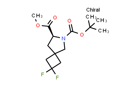 2920197-62-0 | O6-tert-butyl O7-methyl (7S)-2,2-difluoro-6-azaspiro[3.4]octane-6,7-dicarboxylate