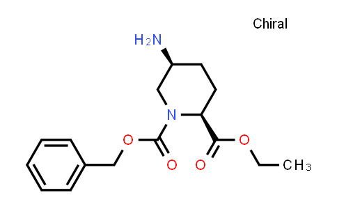 CAS No. 2382133-80-2, O1-benzyl O2-ethyl (2S,5S)-5-aminopiperidine-1,2-dicarboxylate