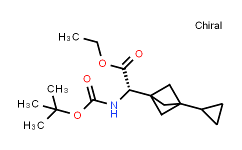 2940861-12-9 | ethyl (2S)-2-(tert-butoxycarbonylamino)-2-(3-cyclopropyl-1-bicyclo[1.1.1]pentanyl)acetate