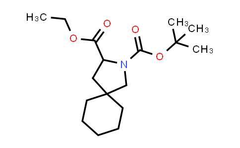 2755950-60-6 | O2-tert-butyl O3-ethyl 2-azaspiro[4.5]decane-2,3-dicarboxylate