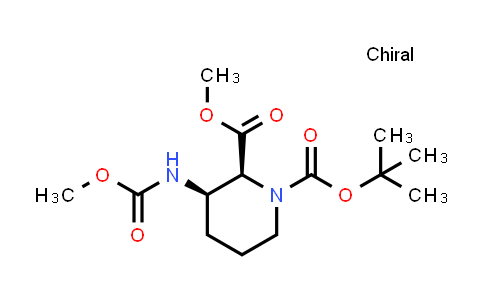 2604516-83-6 | O1-tert-butyl O2-methyl (2S,3R)-3-(methoxycarbonylamino)piperidine-1,2-dicarboxylate