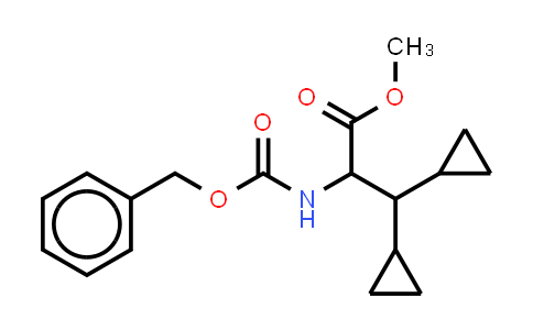 MC850793 | 2755146-17-7 | methyl 2-(benzyloxycarbonylamino)-3,3-dicyclopropyl-propanoate