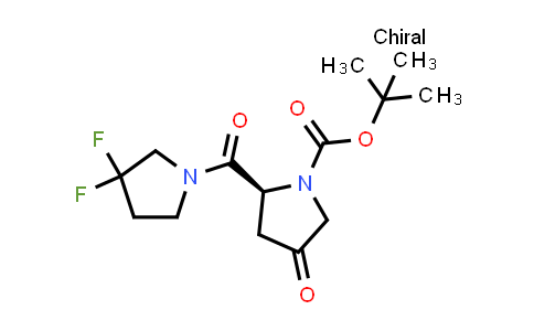 869488-91-5 | tert-butyl (2S)-2-(3,3-difluoropyrrolidine-1-carbonyl)-4-oxo-pyrrolidine-1-carboxylate