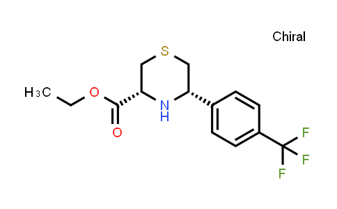 1452829-42-3 | ethyl cis-5-[4-(trifluoromethyl)phenyl]thiomorpholine-3-carboxylate