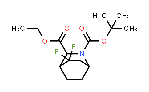 1822492-97-6 | O2-tert-butyl O3-ethyl 5,5-difluoro-2-azabicyclo[2.2.2]octane-2,3-dicarboxylate
