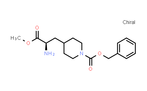 MC850804 | 2920178-96-5 | benzyl 4-[(2R)-2-amino-3-methoxy-3-oxo-propyl]piperidine-1-carboxylate