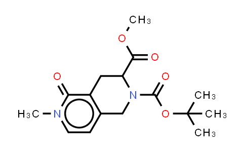 DY850810 | 2468045-10-3 | O2-tert-butyl O3-methyl 6-methyl-5-oxo-3,4-dihydro-1H-2,6-naphthyridine-2,3-dicarboxylate