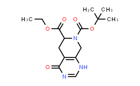 1229456-53-4 | O7-tert-butyl O6-ethyl 4-oxo-1,5,6,8-tetrahydropyrido[3,4-d]pyrimidine-6,7-dicarboxylate