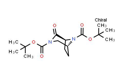 874447-72-0 | ditert-butyl (1S,5R)-2-oxo-3,8-diazabicyclo[3.2.1]octane-3,8-dicarboxylate