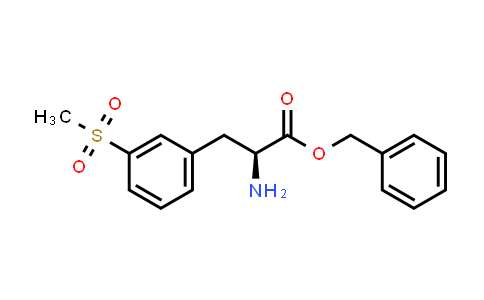MC850863 | 1194864-16-8 | benzyl (2S)-2-amino-3-(3-methanesulfonylphenyl)propanoate