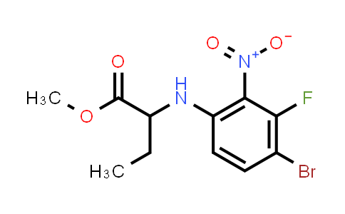 2756334-29-7 | methyl 2-(4-bromo-3-fluoro-2-nitro-anilino)butanoate