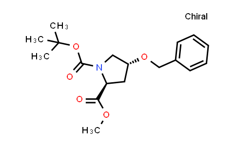 136024-60-7 | O1-tert-butyl O2-methyl (2S,4R)-4-benzyloxypyrrolidine-1,2-dicarboxylate