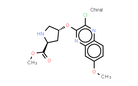 1361089-26-0 | methyl (2S,4R)-4-(3-chloro-7-methoxy-quinoxalin-2-yl)oxypyrrolidine-2-carboxylate