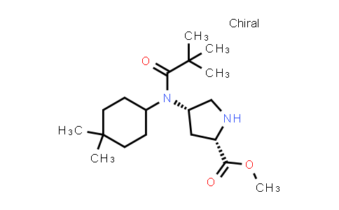 1002731-95-4 | methyl (2S,4S)-4-[(4,4-dimethylcyclohexyl)-(2,2-dimethylpropanoyl)amino]pyrrolidine-2-carboxylate