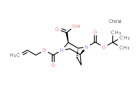 676148-38-2 | (1R,2R,5S)-3-allyloxycarbonyl-8-tert-butoxycarbonyl-3,8-diazabicyclo[3.2.1]octane-2-carboxylic acid