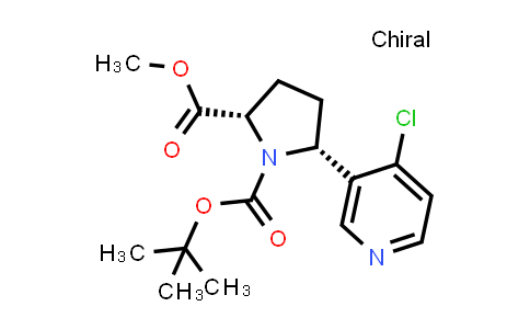 260270-00-6 | O1-tert-butyl O2-methyl (2S,5R)-5-(4-chloro-3-pyridyl)pyrrolidine-1,2-dicarboxylate