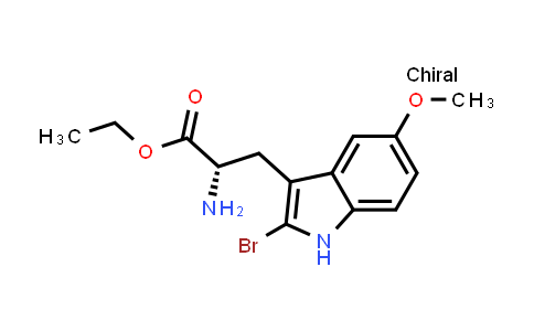 MC850901 | 174136-30-2 | ethyl (2S)-2-amino-3-(2-bromo-5-methoxy-1H-indol-3-yl)propanoate