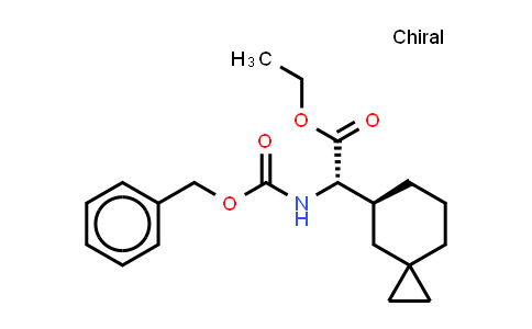 MC850921 | 2755147-92-1 | ethyl (2S)-2-(benzyloxycarbonylamino)-2-[(7S)-spiro[2.5]octan-7-yl]acetate
