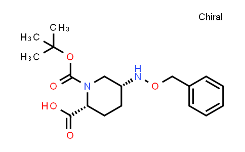 DY850950 | 2940857-38-3 | (2R,5R)-5-(benzyloxyamino)-1-tert-butoxycarbonyl-piperidine-2-carboxylic acid