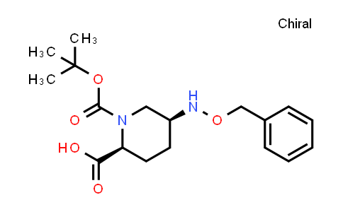 CAS No. 2940866-80-6, (2S,5S)-5-(benzyloxyamino)-1-tert-butoxycarbonyl-piperidine-2-carboxylic acid