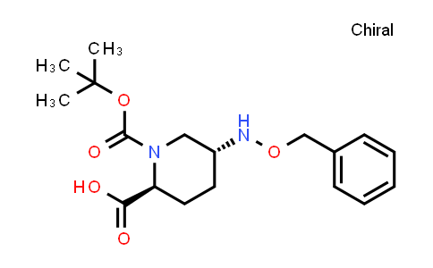 CAS No. 1426573-07-0, (2S,5R)-5-(benzyloxyamino)-1-tert-butoxycarbonyl-piperidine-2-carboxylic acid