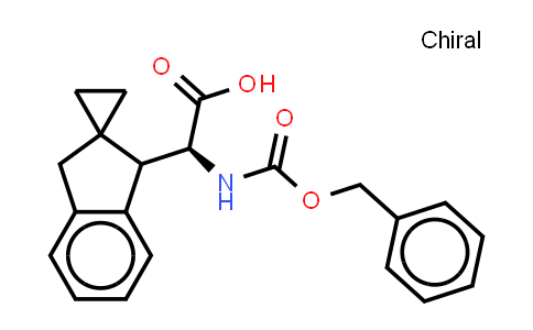 CAS No. 2607136-72-9, (2S)-2-(benzyloxycarbonylamino)-2-spiro[cyclopropane-1,2'-indane]-1'-yl-acetic acid