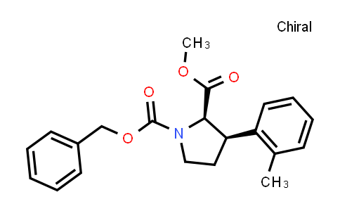 CAS No. 2568926-30-5, O1-benzyl O2-methyl cis-3-(o-tolyl)pyrrolidine-1,2-dicarboxylate