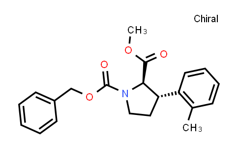 CAS No. 2568926-24-7, O1-benzyl O2-methyl trans-3-(o-tolyl)pyrrolidine-1,2-dicarboxylate