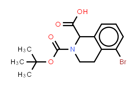 CAS No. 1430563-91-9, 5-bromo-2-tert-butoxycarbonyl-3,4-dihydro-1H-isoquinoline-1-carboxylic acid