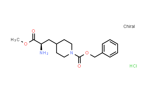 2920178-97-6 | benzyl 4-[(2R)-2-amino-3-methoxy-3-oxo-propyl]piperidine-1-carboxylate;hydrochloride