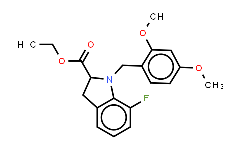 2387594-57-0 | ethyl 1-[(2,4-dimethoxyphenyl)methyl]-7-fluoro-indoline-2-carboxylate