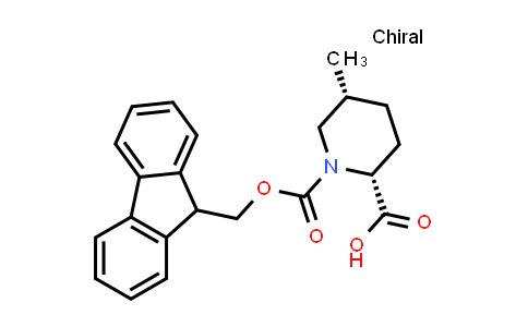 CAS No. 2227837-55-8, (2R,5R)-1-(9H-fluoren-9-ylmethoxycarbonyl)-5-methyl-piperidine-2-carboxylic acid