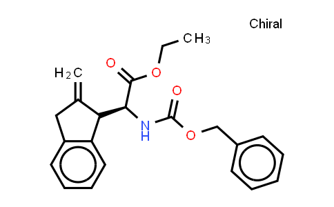 CAS No. 2607136-70-7, ethyl (2S)-2-(benzyloxycarbonylamino)-2-(2-methyleneindan-1-yl)acetate