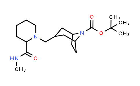 CAS No. 2175198-20-4, tert-butyl 3-[[2-(methylcarbamoyl)-1-piperidyl]methyl]-8-azabicyclo[3.2.1]octane-8-carboxylate