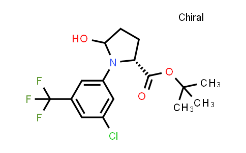 DY851026 | 1510832-39-9 | tert-butyl (2R)-1-[3-chloro-5-(trifluoromethyl)phenyl]-5-hydroxy-pyrrolidine-2-carboxylate