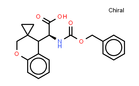 CAS No. 2609683-59-0, (2S)-2-(benzyloxycarbonylamino)-2-spiro[chromane-3,1'-cyclopropane]-4-yl-acetic acid