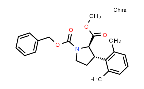 MC851034 | 2568926-25-8 | O1-benzyl O2-methyl trans-3-(2,6-dimethylphenyl)pyrrolidine-1,2-dicarboxylate