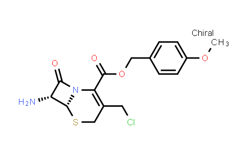CAS No. 106773-36-8, (4-methoxyphenyl)methyl (6R,7R)-7-amino-3-(chloromethyl)-8-oxo-5-thia-1-azabicyclo[4.2.0]oct-2-ene-2-carboxylate