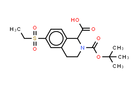 CAS No. 2738333-39-4, 2-tert-butoxycarbonyl-6-ethylsulfonyl-3,4-dihydro-1H-isoquinoline-1-carboxylic acid