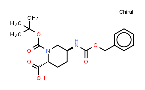 CAS No. 2518151-96-5, (2R,5S)-5-(benzyloxycarbonylamino)-1-tert-butoxycarbonyl-piperidine-2-carboxylic acid
