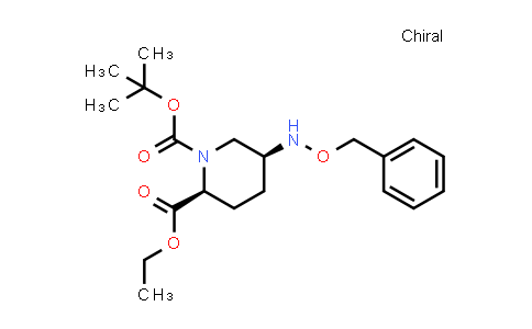 CAS No. 2166304-02-3, O1-tert-butyl O2-ethyl (2S,5S)-5-(benzyloxyamino)piperidine-1,2-dicarboxylate
