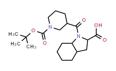 CAS No. 1840386-59-5, 1-(1-tert-butoxycarbonylpiperidine-3-carbonyl)-2,3,3a,4,5,6,7,7a-octahydroindole-2-carboxylic acid