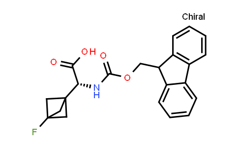 CAS No. 2200627-28-5, (2R)-2-(9H-fluoren-9-ylmethoxycarbonylamino)-2-(3-fluoro-1-bicyclo[1.1.1]pentanyl)acetic acid