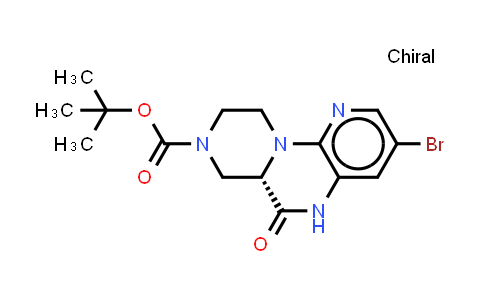 CAS No. 2624185-51-7, tert-butyl (10S)-5-bromo-9-oxo-1,3,8,12-tetrazatricyclo[8.4.0.0²⁷]tetradeca-2(7),3,5-triene-12-carboxylate