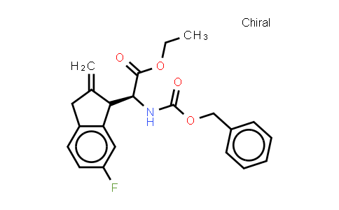 MC851095 | 2607136-79-6 | ethyl (2S)-2-(benzyloxycarbonylamino)-2-(6-fluoro-2-methylene-indan-1-yl)acetate