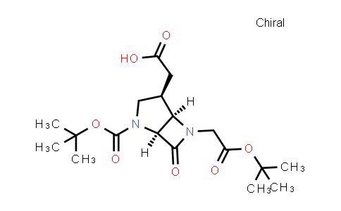 DY851098 | 170578-42-4 | 2-[(1S,4R,5R)-2-tert-butoxycarbonyl-6-(2-tert-butoxy-2-oxo-ethyl)-7-oxo-2,6-diazabicyclo[3.2.0]heptan-4-yl]acetic acid