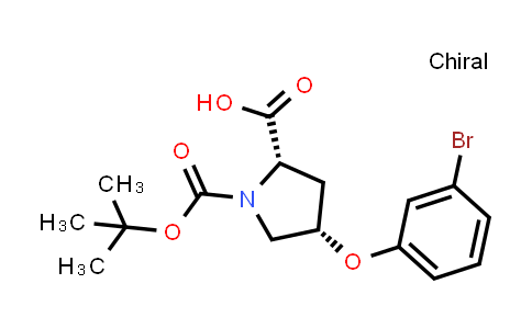 DY851102 | 1354485-22-5 | (2S,4S)-4-(3-bromophenoxy)-1-tert-butoxycarbonyl-pyrrolidine-2-carboxylic acid