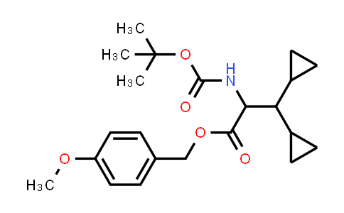 DY851111 | 2755144-83-1 | (4-methoxyphenyl)methyl 2-(tert-butoxycarbonylamino)-3,3-dicyclopropyl-propanoate