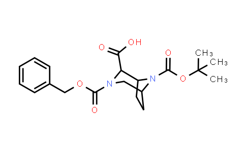 CAS No. 2385313-66-4, 3-benzyloxycarbonyl-8-tert-butoxycarbonyl-3,8-diazabicyclo[3.2.1]octane-2-carboxylic acid
