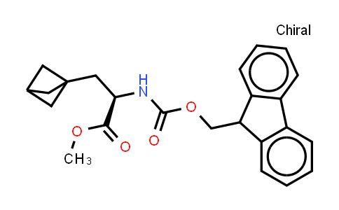 CAS No. 2322902-53-2, methyl (2R)-3-(1-bicyclo[1.1.1]pentanyl)-2-(9H-fluoren-9-ylmethoxycarbonylamino)propanoate